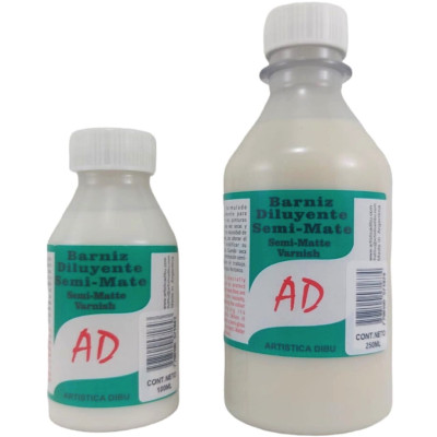 AD- BARNIZ Y DILUYENTE AD X 250 ML MATE AD- BARNIZ Y DILUYENTE AD X 250 ML MATE