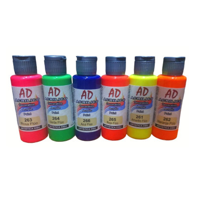 AD- ACRILICO X 60 ML. FLUO 263 ROSA AD- ACRILICO X 60 ML. FLUO 263 ROSA