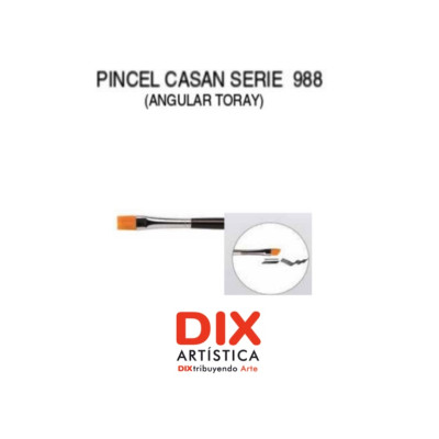 CASAN- PINCEL SINTETICO ANGULAR S.988 06 