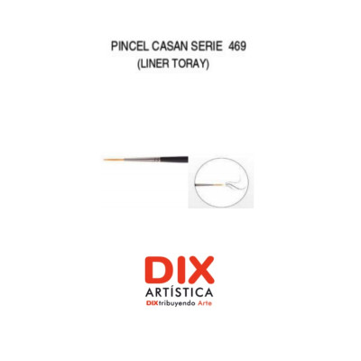 CASAN- PINCEL SINTETICO LINER S.469     5/0 