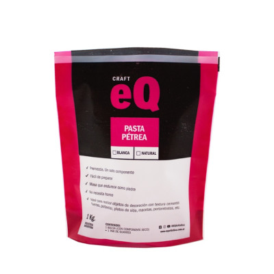 EQ- PASTA PETREA BLANCA  X 1 KG. 