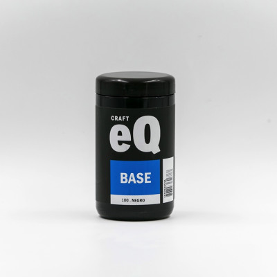 EQ- BASE ACRILICA X  400 ML. 100 NEGRO 