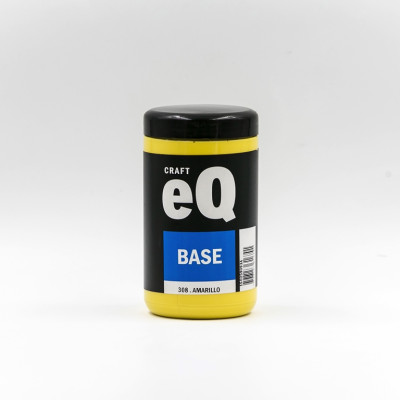 EQ- BASE ACRILICA X  400 ML. 308 AMARILLO  