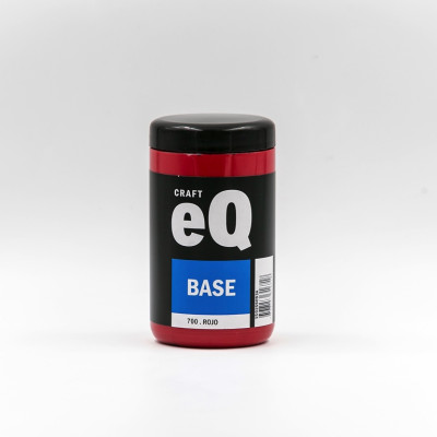EQ- BASE ACRILICA X  400 ML. 700 ROJO 