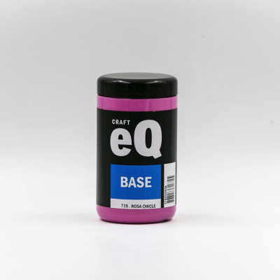 EQ- BASE ACRILICA X  400 ML. 719 ROSA CHICLE 