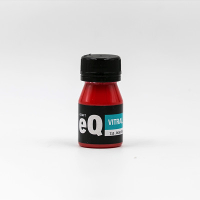 EQ- LACA VITRAL AL AGUA X 40 CC 713 ROJO FUEGO EQ- LACA VITRAL AL AGUA X 40 CC 713 ROJO FUEGO