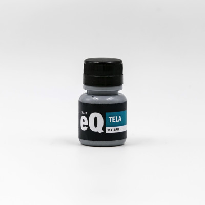 EQ- PINTURA PARA TELA X 37 ML 111 GRIS EQ- PINTURA PARA TELA X 37 ML 111 GRIS