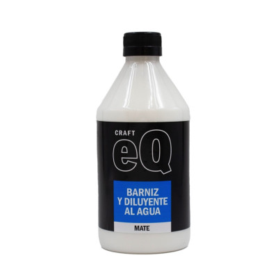 EQ- BARNIZ Y DILUYENTE X  500 ML MATE NUEVA PRESENTACION