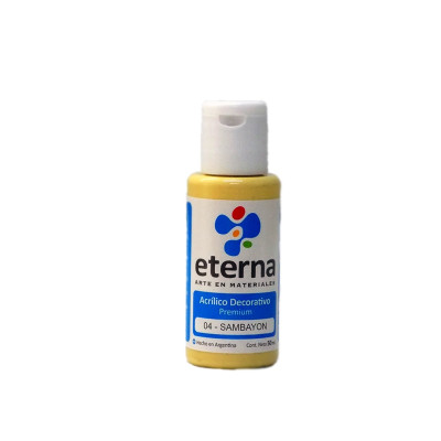 ETERNA- ACRILICO  X  50 ML.BASICOS 004 SAMBAYON 