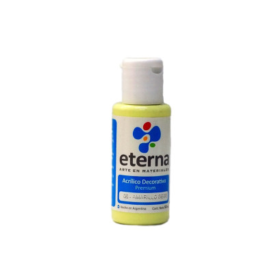 ETERNA- ACRILICO  X  50 ML.BASICOS 006 AMARILLO BEBE 