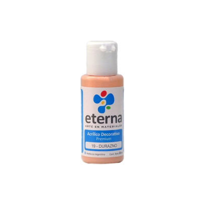 ETERNA- ACRILICO  X  50 ML.BASICOS 019 DURAZNO 