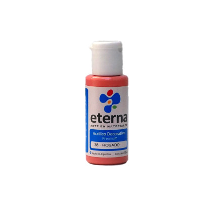 ETERNA- ACRILICO  X  50 ML.BASICOS 038 ROSADO 