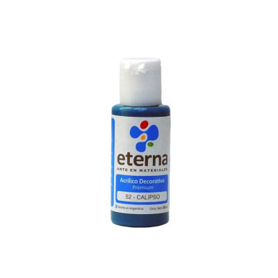 ETERNA- ACRILICO  X  50 ML.BASICOS 052 CALIPSO 