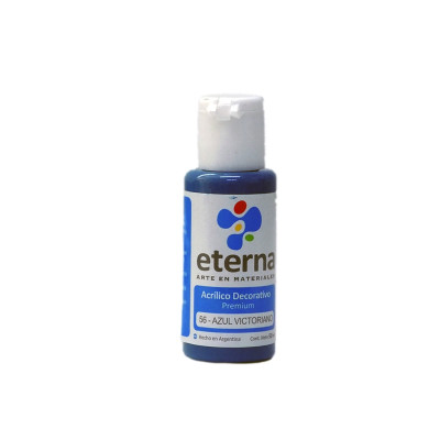 ETERNA- ACRILICO  X  50 ML.BASICOS 056 AZUL VICTORIANO 