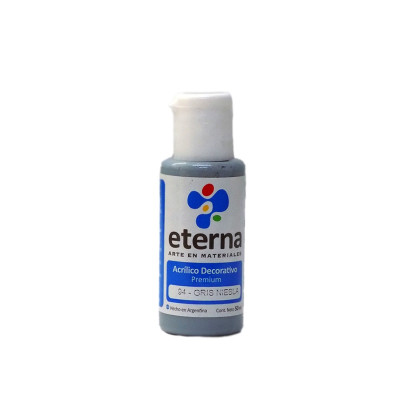 ETERNA- ACRILICO  X  50 ML.BASICOS 094 GRIS NIEBLA 