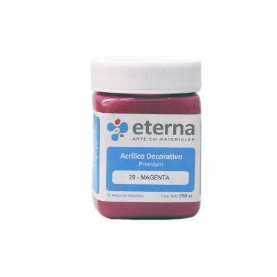 ETERNA- ACRILICO  X 250 ML.BASICOS 029 MAGENTA 