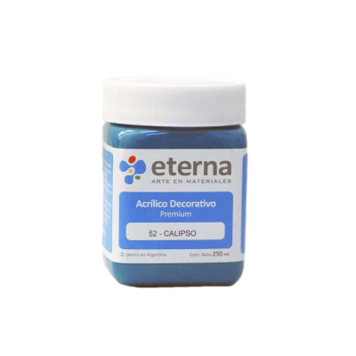 ETERNA- ACRILICO  X 250 ML.BASICOS 052 CALIPSO 