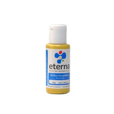 ETERNA- ACRILICO  X  50 ML.METALES 105 ORO RICO 