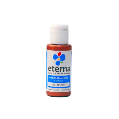 ETERNA- ACRILICO  X  50 ML.METALES 110 COBRE 