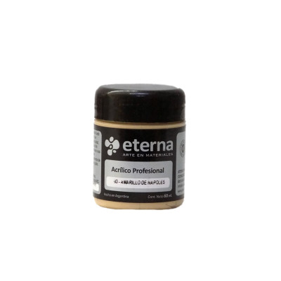 ETERNA- ACRILICO PROF X   60 ML GRUPO 1 03 AMARILLO NAPOLES 