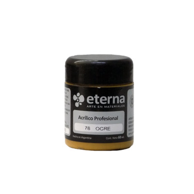 ETERNA- ACRILICO PROF X   60 ML GRUPO 1 78 OCRE 