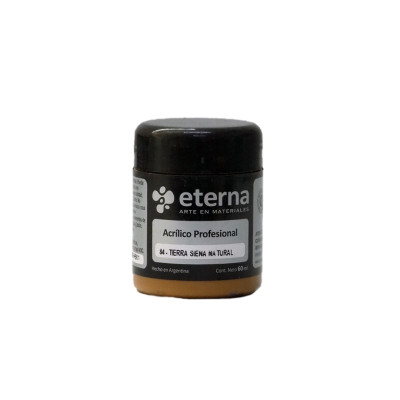 ETERNA- ACRILICO PROF X   60 ML GRUPO 1 84 TIERRA SIENA NATU 