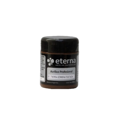 ETERNA- ACRILICO PROF X   60 ML GRUPO 1 87 TIERRA SOMBRA TOS 