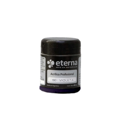 ETERNA- ACRILICO PROF X   60 ML GRUPO 4 60 VIOLETA 