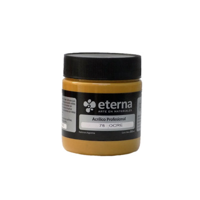 ETERNA- ACRILICO PROF X 200 ML GRUPO 1 78 OCRE 