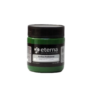 ETERNA- ACRILICO PROF X 200 ML GRUPO 2 72 VERDE INGLES OSCUR 