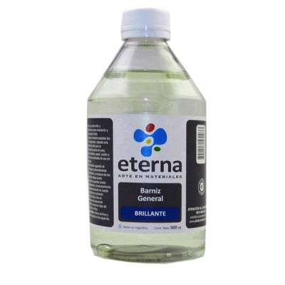 ETERNA- BARNIZ GENERAL X 500 CC BRILLANTE ETERNA- BARNIZ GENERAL X 500 CC BRILLANTE