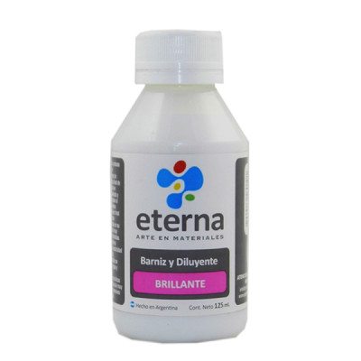 ETERNA- BARNIZ Y DILUYENTE X  125 ML  BRILLANTE 