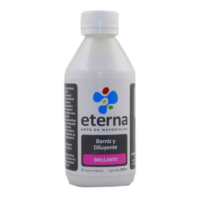 ETERNA- BARNIZ Y DILUYENTE X  250 ML  BRILLANTE 