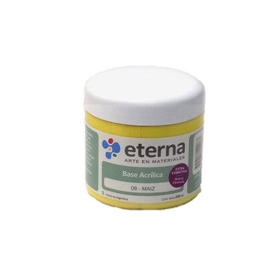 ETERNA- BASE ACRILICA X  200 ML. 008 MAIZ 