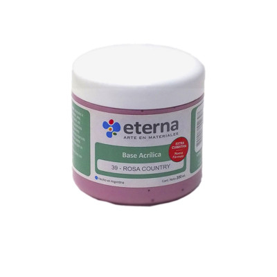 ETERNA- BASE ACRILICA X  200 ML. 039 ROSA COUNTRY 