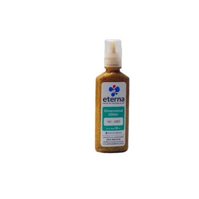 ETERNA- DIMENSIONAL X  40 ML C/ GLITTER C/ PICO 191 ORO 