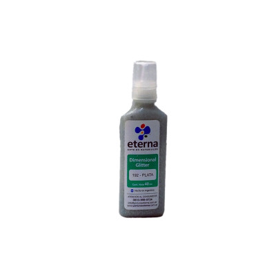 ETERNA- DIMENSIONAL X 40 ML C/ GLITTER C/ PICO 192 PLATA ETERNA- DIMENSIONAL X 40 ML C/ GLITTER C/ PICO 192 PLATA