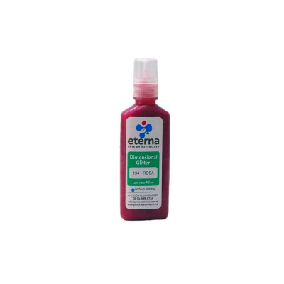 ETERNA- DIMENSIONAL X  40 ML C/ GLITTER C/ PICO 194 ROSA 