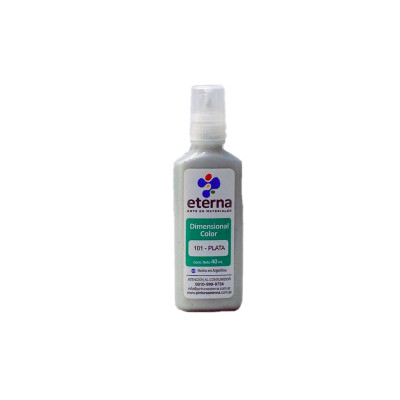 ETERNA- DIMENSIONAL X  40 ML METALICOS C/ PICO 101 PLATA 