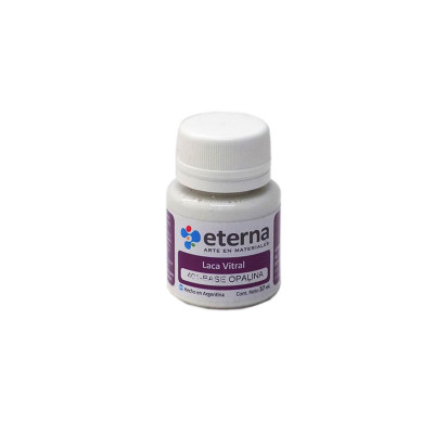 ETERNA- LACA VITRAL X 30 ML BASE P/ MEZCLAR C/ LACA OPALINA ETERNA- LACA VITRAL X 30 ML BASE P/ MEZCLAR C/ LACA OPALINA