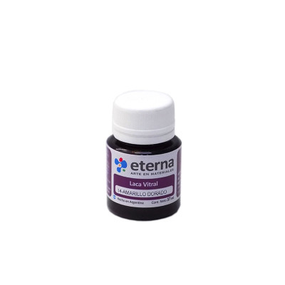 ETERNA- LACA VITRAL X 30 ML BASICOS TRANSPARENTES 014 AMARILLO DORA ETERNA- LACA VITRAL X 30 ML BASICOS TRANSPARENTES 014 AMARILLO DORA