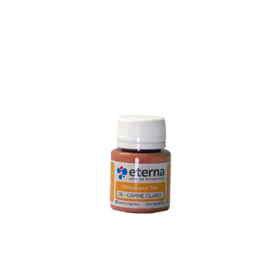 ETERNA- PINTURA PARA TELA X 37 ML BASICOS 009 CARNE CLARO ETERNA- PINTURA PARA TELA X 37 ML BASICOS 009 CARNE CLARO
