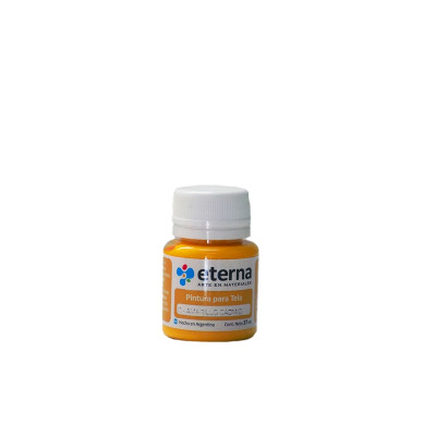 ETERNA- PINTURA PARA TELA X 37 ML BASICOS 013 AMARILLO CADMIO ETERNA- PINTURA PARA TELA X 37 ML BASICOS 013 AMARILLO CADMIO