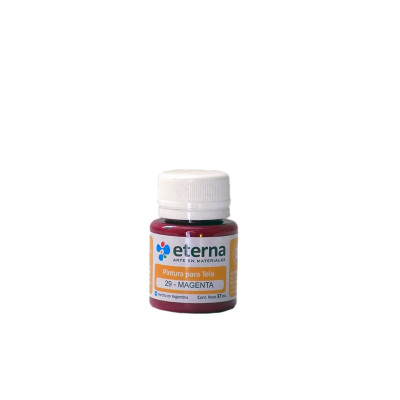 ETERNA- PINTURA PARA TELA X 37 ML BASICOS 029 MAGENTA ETERNA- PINTURA PARA TELA X 37 ML BASICOS 029 MAGENTA