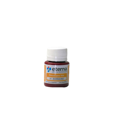 ETERNA- PINTURA PARA TELA X  37 ML BASICOS 031 BORRAVINO 