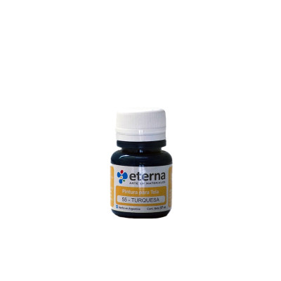 ETERNA- PINTURA PARA TELA X  37 ML BASICOS 055 TURQUESA 