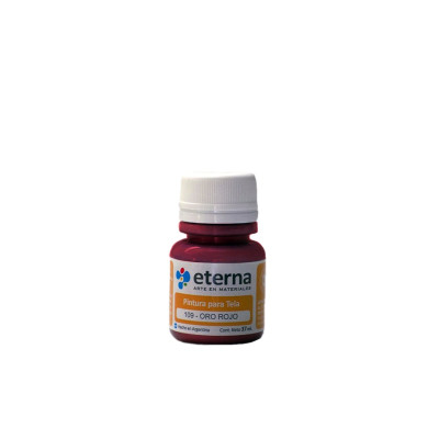 ETERNA- PINTURA PARA TELA X 37 ML METALIZADOS 109 ORO ROJO ETERNA- PINTURA PARA TELA X 37 ML METALIZADOS 109 ORO ROJO