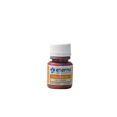 ETERNA- PINTURA PARA TELA X  37 ML METALIZADOS 110 COBRE 