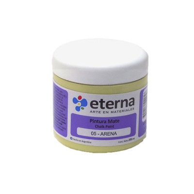 ETERNA- PINTURA MATE CHALK / TIZA X 200 ML 05 ARENA 