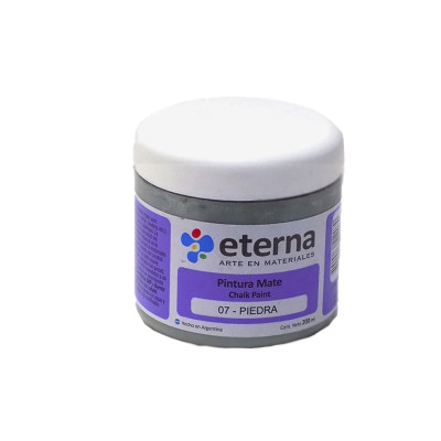 ETERNA- PINTURA MATE CHALK / TIZA X 200 ML 07 PIEDRA 